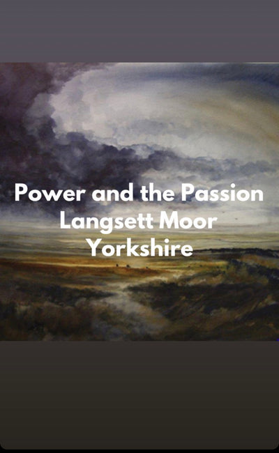 P is for Power and the Passion of Yorkshire - a magnificent watercolour that has all the depth of an oil painting